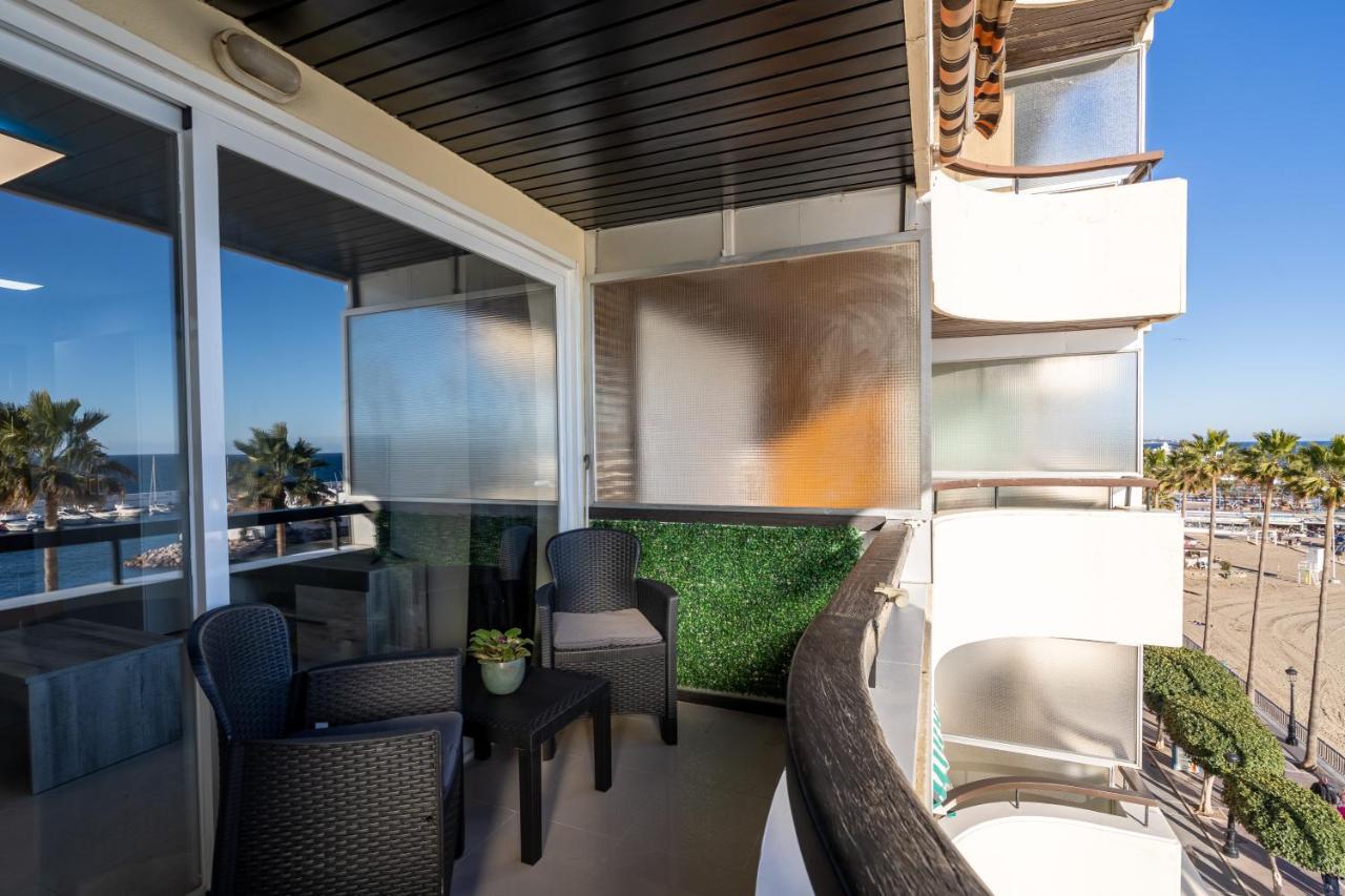 Beachfront Studio With Stunning Sea Views Marbella Buitenkant foto