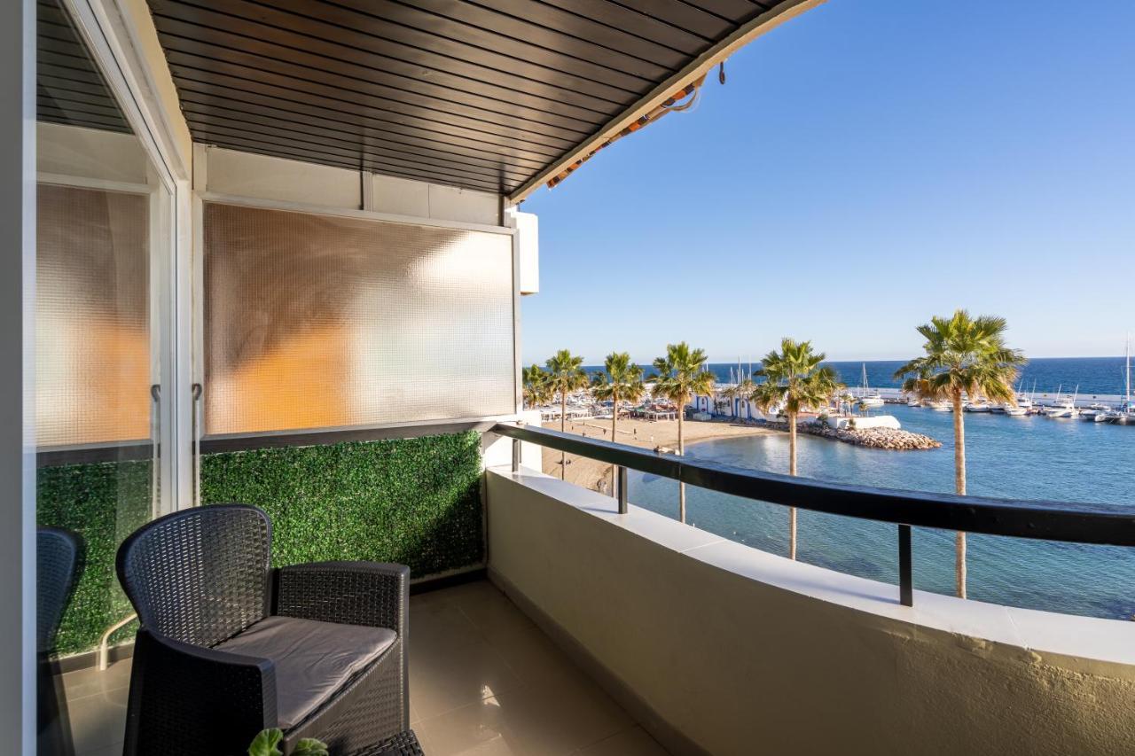 Beachfront Studio With Stunning Sea Views Marbella Buitenkant foto