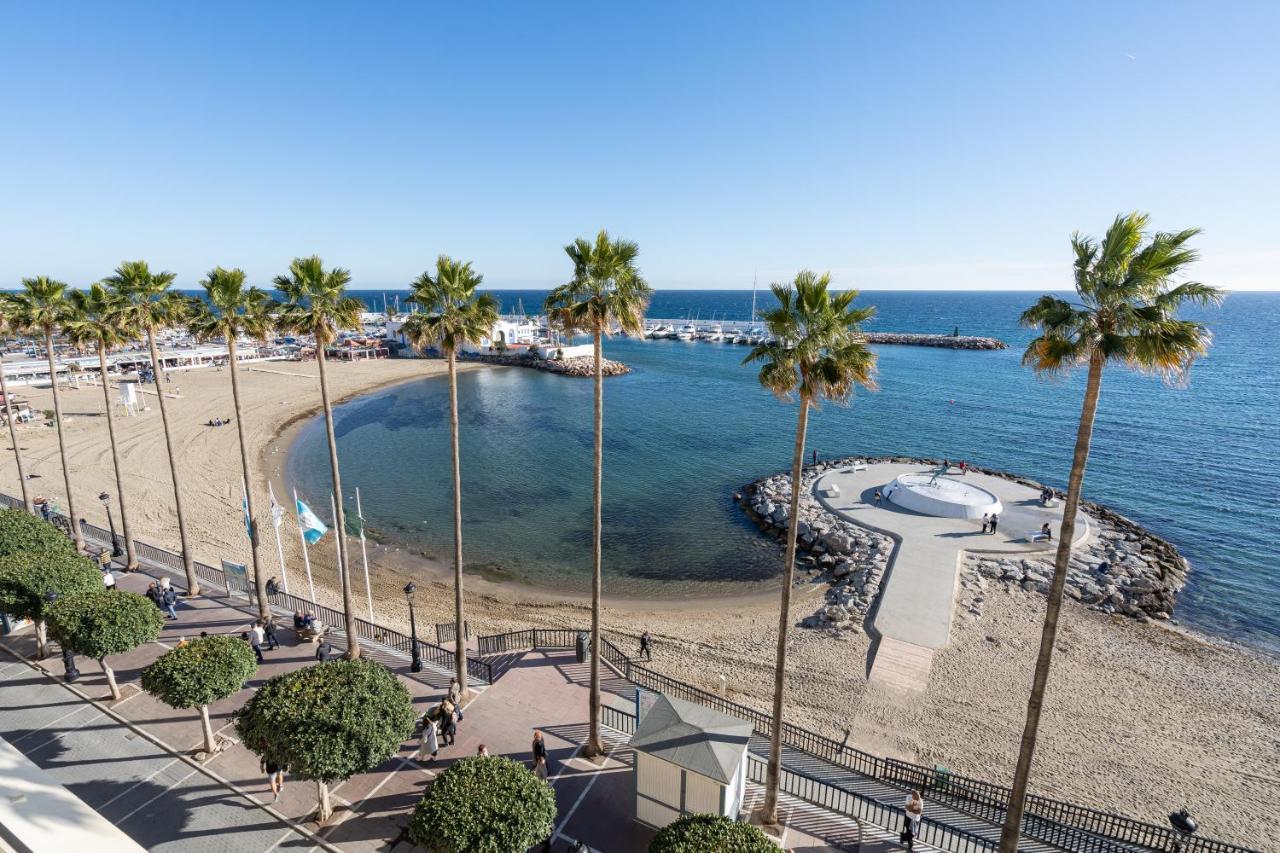 Beachfront Studio With Stunning Sea Views Marbella Buitenkant foto